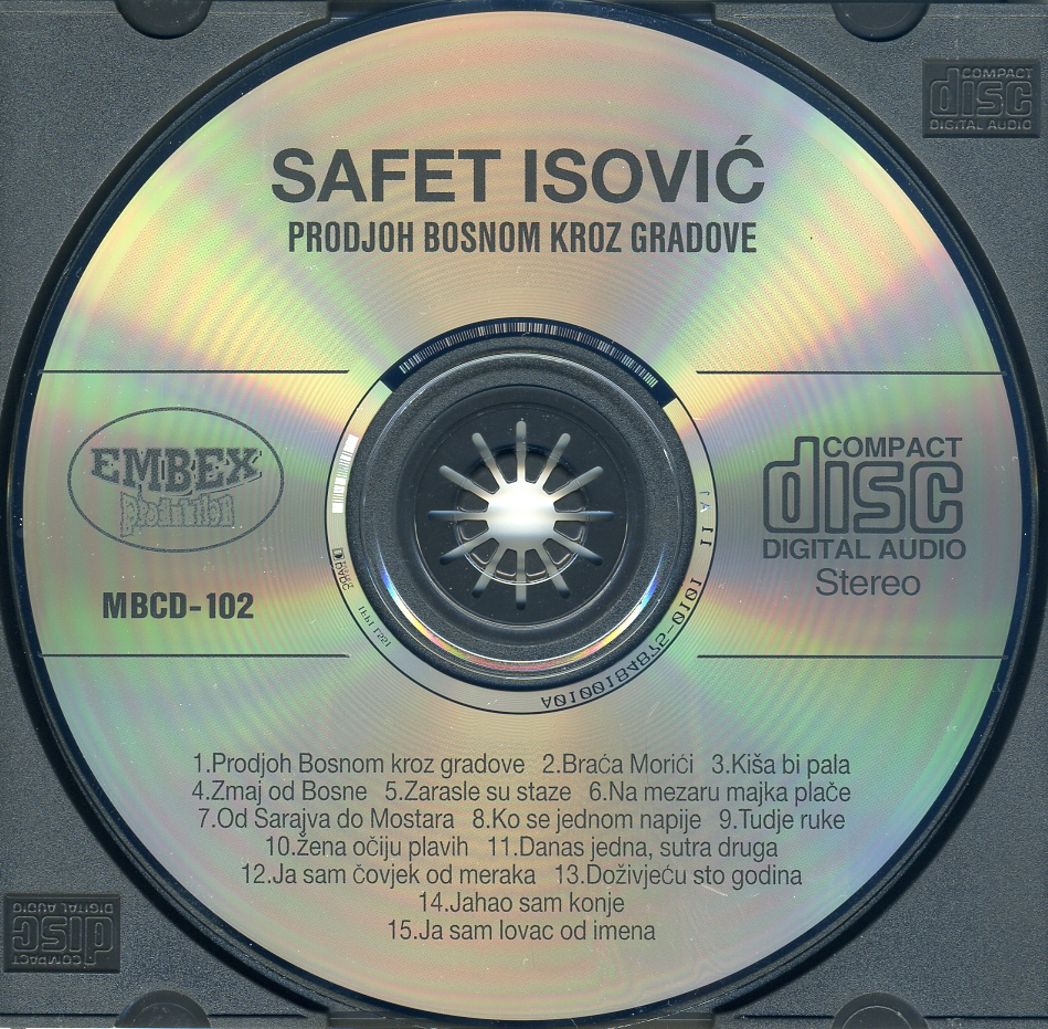 Safet Isovic 1995 cd