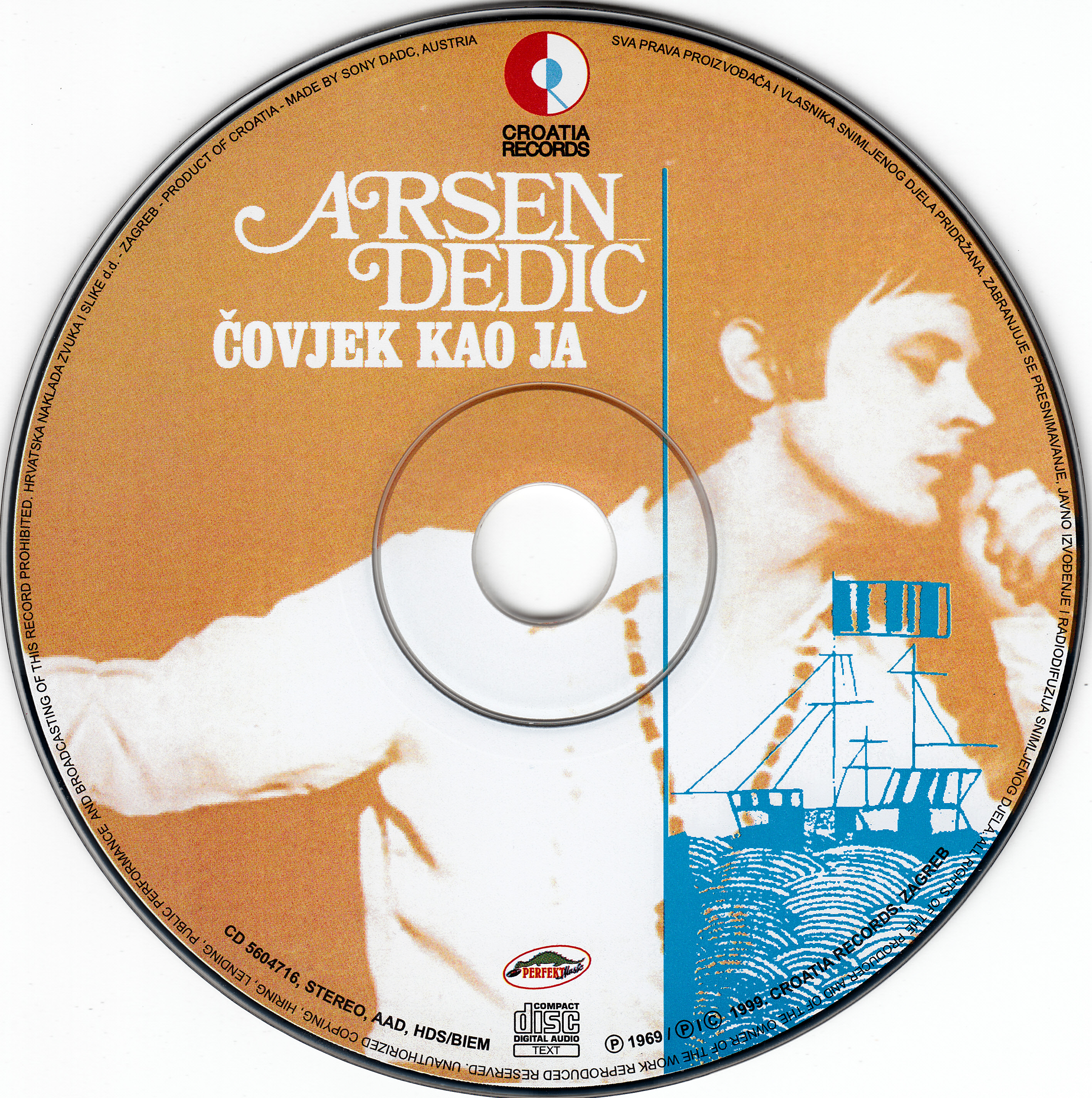 Arsen Dedi 1969 CD ovjek kao ja cd
