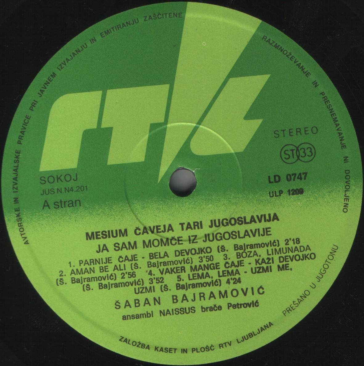 Saban Bajramovic 1983 A