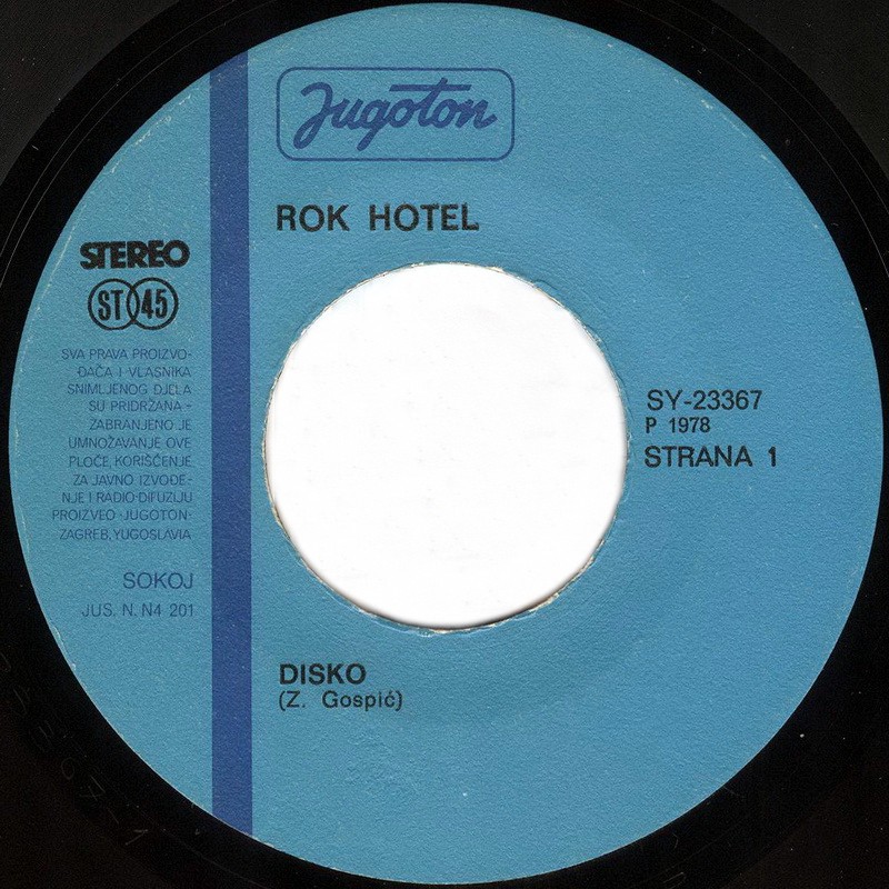 Rok Hotel 1978 Disko vinil 1