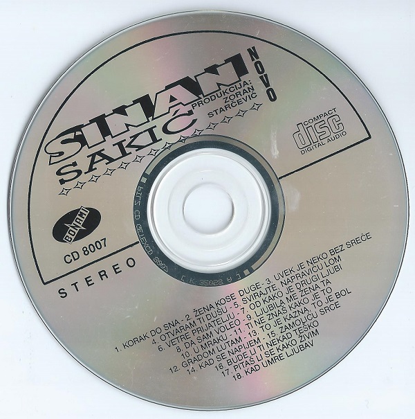 Sinan Sakic 1994 cd